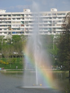 Curcubeu în Parcul IOR. Foto: Calin Hera