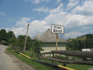 Nori deasupra orașului Abrud. Foto: Calin Hera