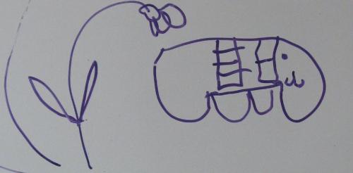 Elefantul cu scară si fereastră