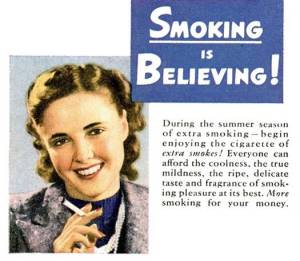 O reclamă care părea foarte OK în urmă cu vreo 50 de ani si care pare incredibilă azi! P.S. Click pe foto pentru imagine mărită