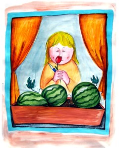 Ultimul desen postat de Roxana Soare pe propriu-i blog