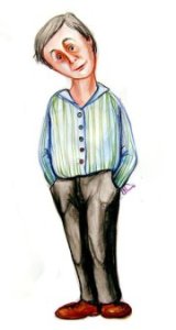 Dl. Lică, desen de Roxana Soare