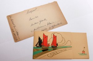Felicitare de Crăciun din anul 1941, trimisă acasă de un soldat german. Sursa: Der Spiegel