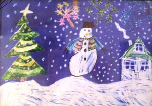 Om de zăpadă vesel (de RH)