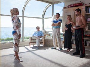 Scena cu tipa îmbrăcată în bani, numai buni de transportat în Elveţia