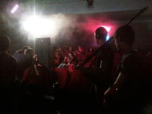 Fotografie de la filmările pentru spotul Festivalului Filmului European, ediţia 2014. Foto cu telefonul: Călin Hera