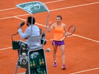Simona Halep la Roland Garros. Foto: rolandgarros.com