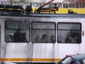 Vedere din Bucureşti. Soarele nu s-a mai arătat de 30 de zile. Foto: Călin Hera