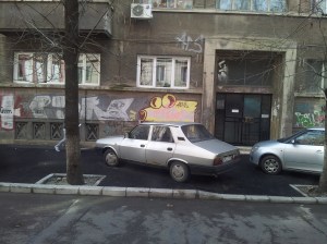 Vedere din București. Aeul pe bd. Carol. Foto cu telefonul: Călin Hera