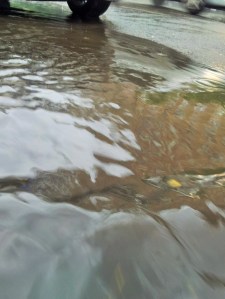 Vedere din București. Amintire de la ruperea de nori din 5 iulie, într-o zi ucigător de caniculară. Foto cu telefonul: Călin Hera