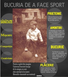 Infograf - Bucuria de a face sport. Sursa: InfoNaiv