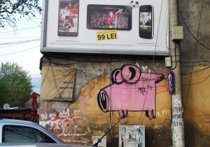 Vedere din București.  Aeul de lângă Foișorul de Foc. Foto cu telefonul: Călin Hera