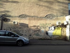 Vedere din București. Aeul de pe Vasile Lascăr. Foto cu telefonul: Călin Hera