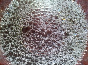 Peisaj într-un borcan. Foto cu telefonul: Călin Hera