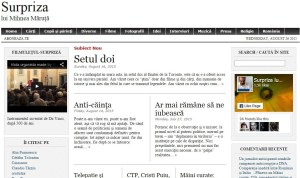 Blogul lui Mihnea Măruță. Printscreen