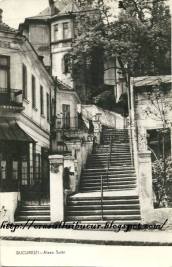 Vedere din București. Strada Xenofon în perioada interbelică. Sursa: designist.ro