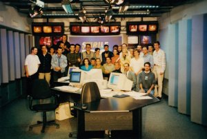 O parte a echipei Ştirilor Pro TV. Sursa: Facebook / Mișu Predescu