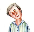 Dl. Lică (detaliu). Desen de Roxana Soare