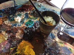 Culori și vin cu Zoltan Lorencz. Sursa: Facebook